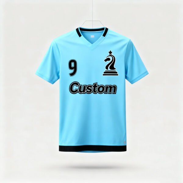 1219JTJTJT (1) Blue factory direct sales team football suit set sports shirt European Cup fan breathable quick drying training suit team uniform