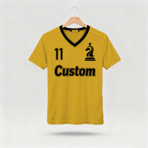 Yellow factory direct sales team football suit set sports shirt European Cup fan breathable quick drying training suit team uniform