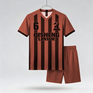 cjh (29) Quality Team red and black Color Blocking Soccer Shirts Maillot T-shirt